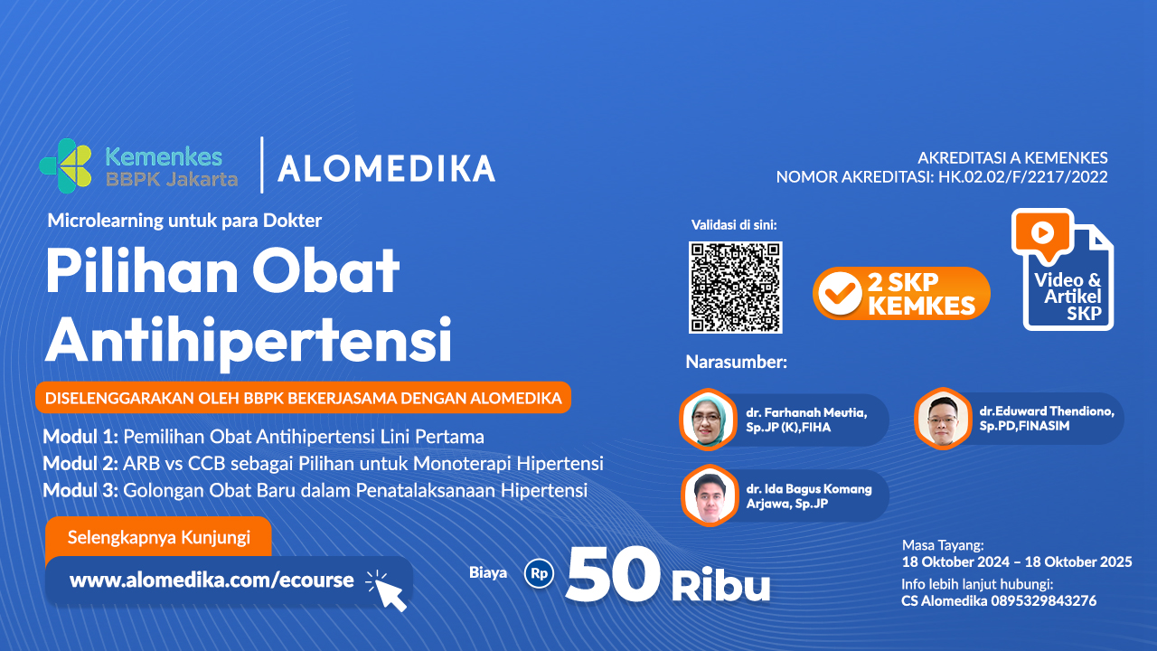 ALOMEDIKA Video  Artikel SKP - Pilihan Obat Antihipertensi