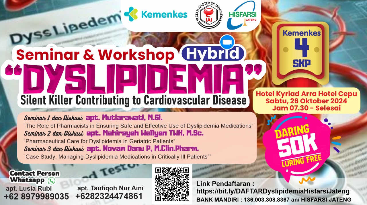 Workshop Dyslipidemia Silent Killer Contributing to Cardiovascular Disease
