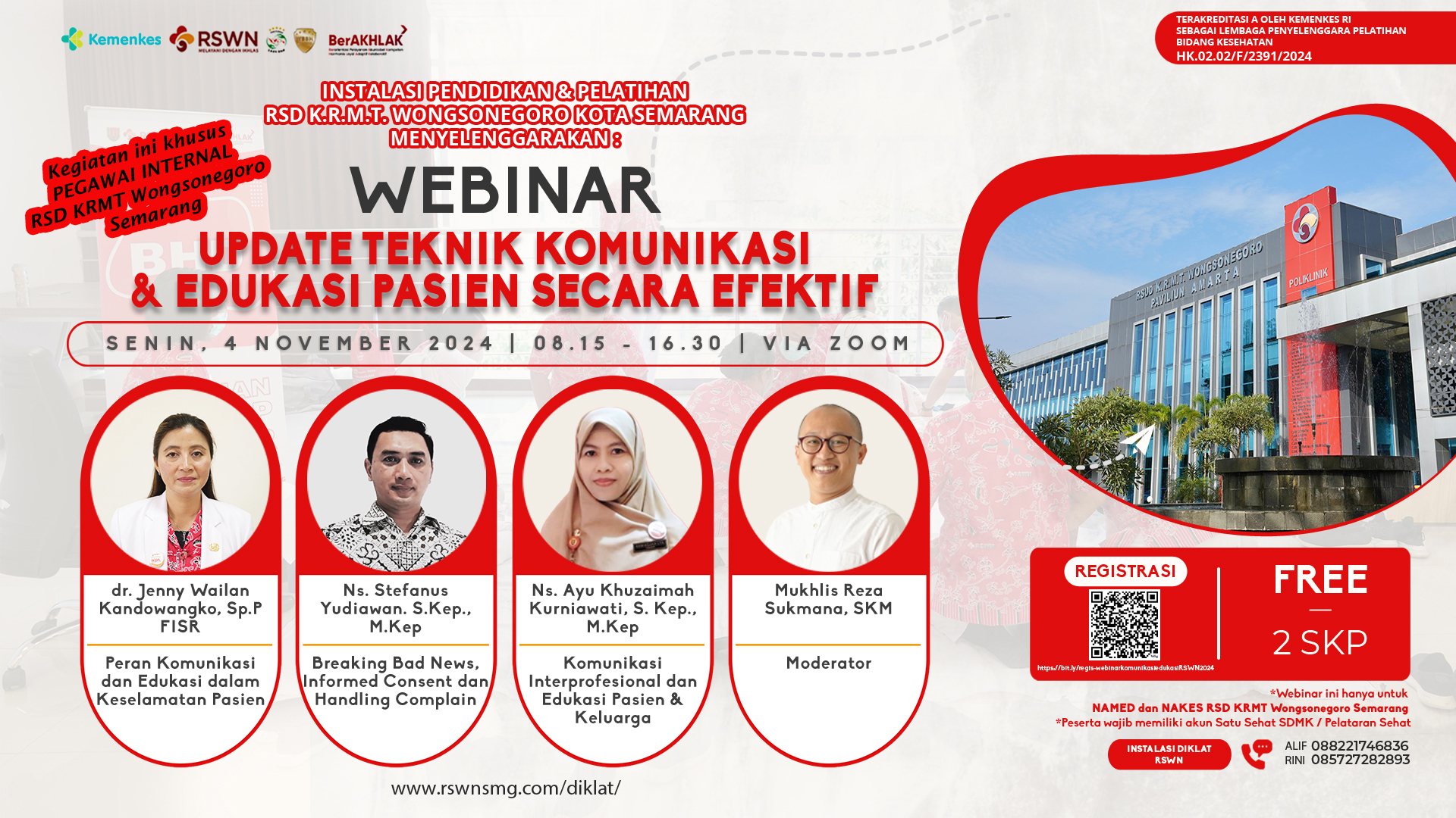 WEBINAR UPDATE TEKNIK KOMUNIKASI DAN EDUKASI PASIEN SECARA EFEKTIF