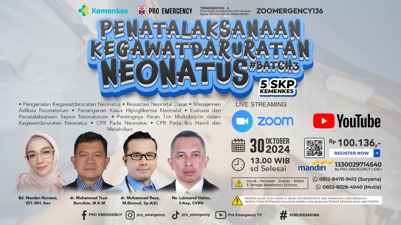 Webinar Penatalaksanaan Kegawatdaruratan Neonatus
