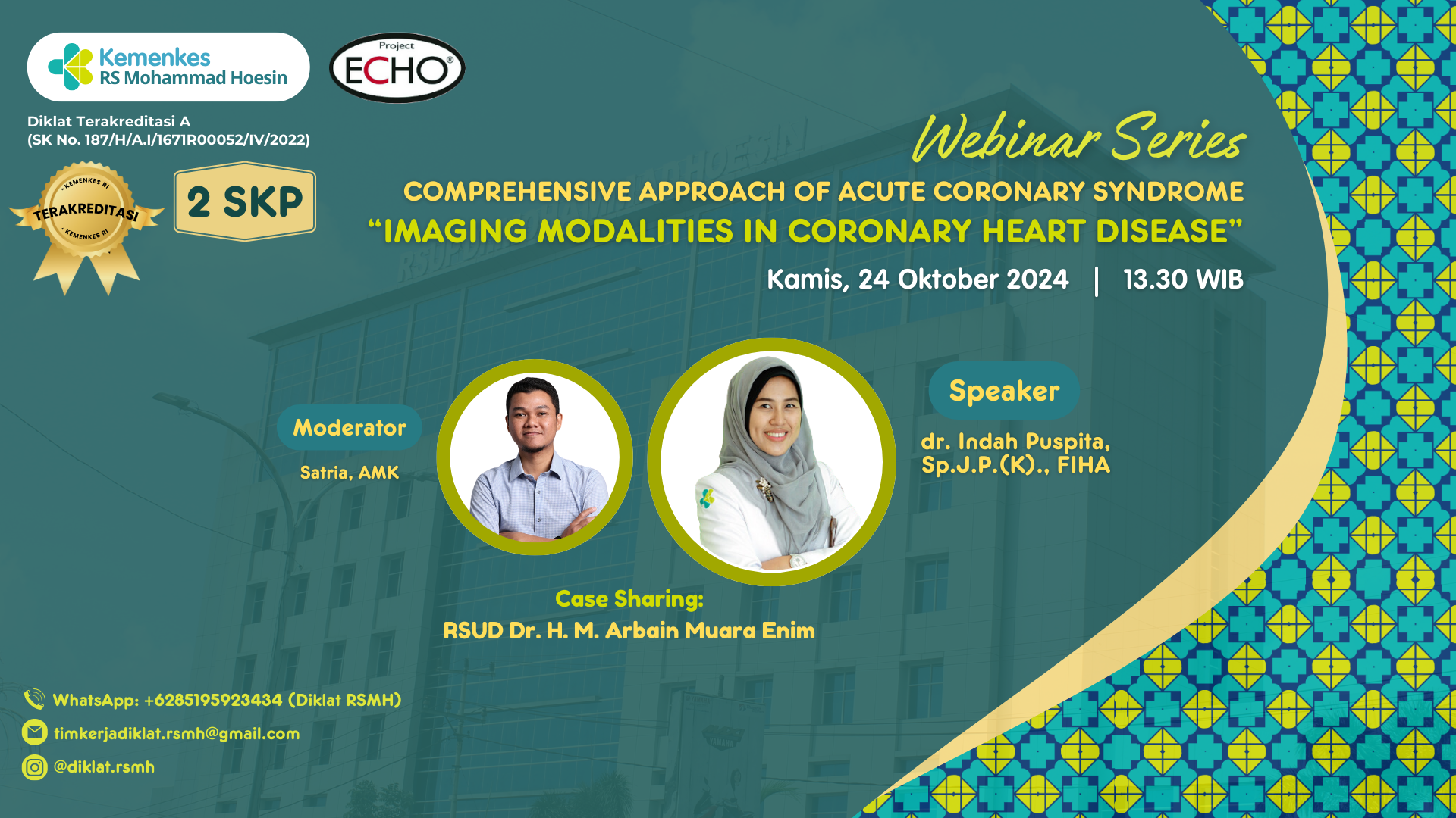 Webinar Series Comprehensive Approach of Acute Coronary Syndrome (2)