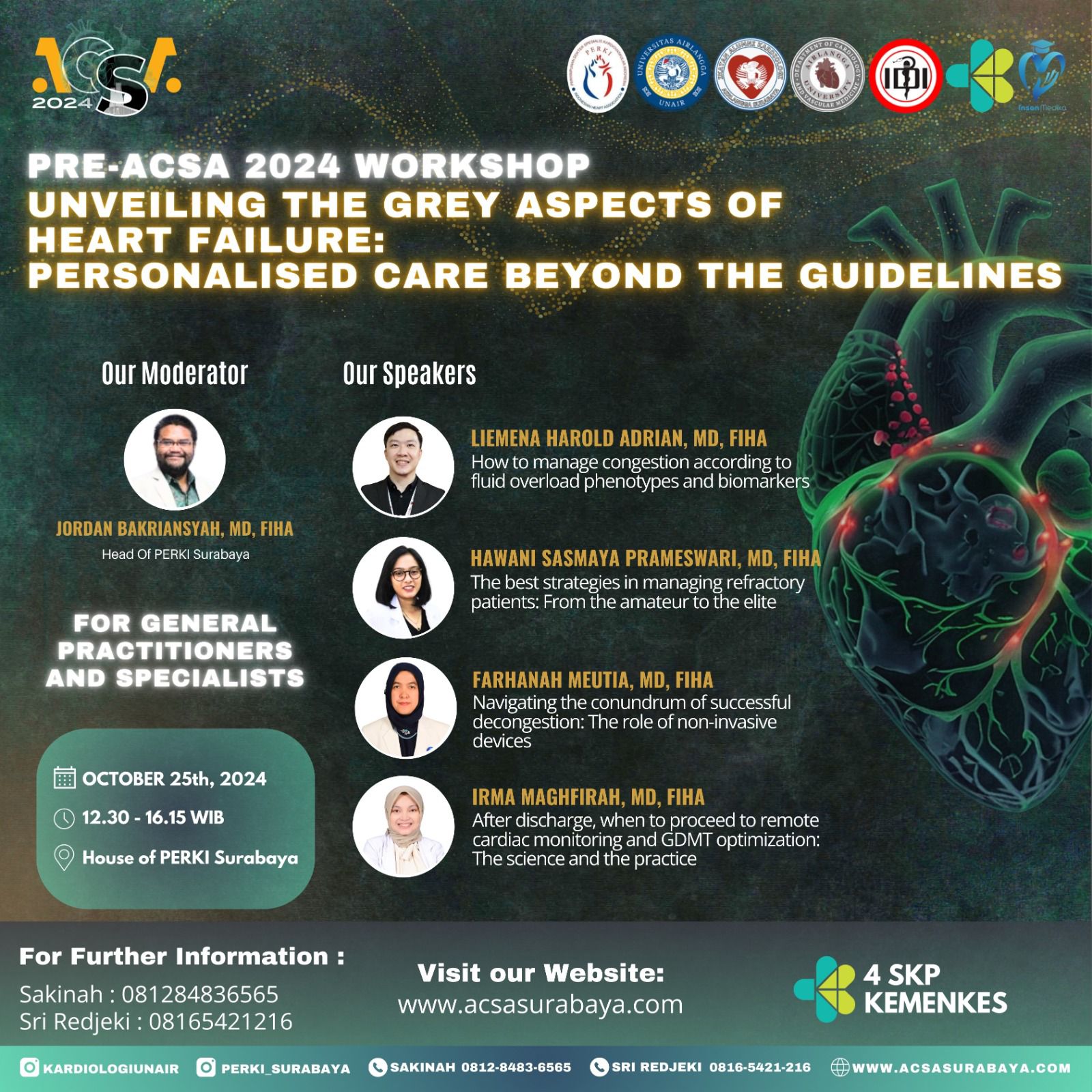 Acute Heart Failure Workshop - Unveiling The Grey Aspects Of Worsening Heart Failure (Personalised Care Beyond The Guidelines)