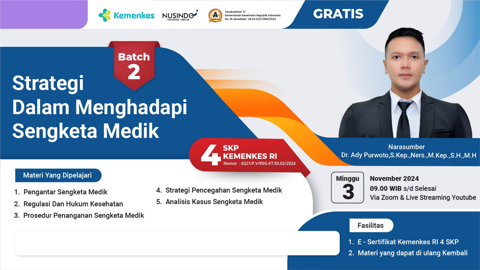 Strategi Dalam Menghadapi Sengketa Medik Angkatan 2
