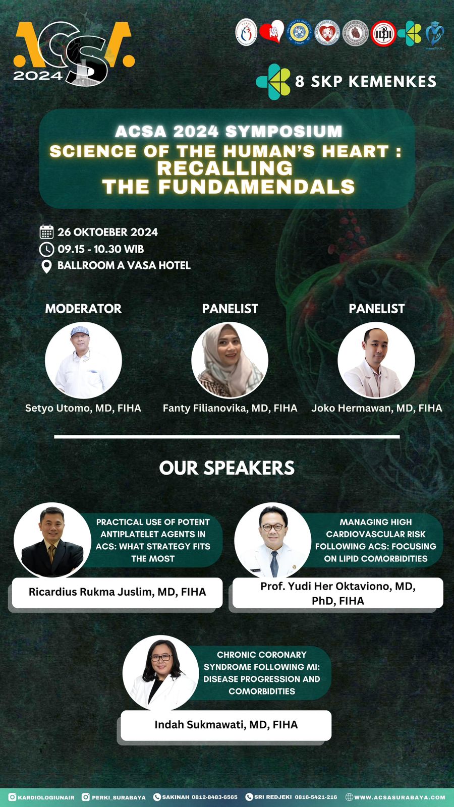 Symposium ACSA 2024 Science of the Humans Heart (Recalling the Fundamendals)