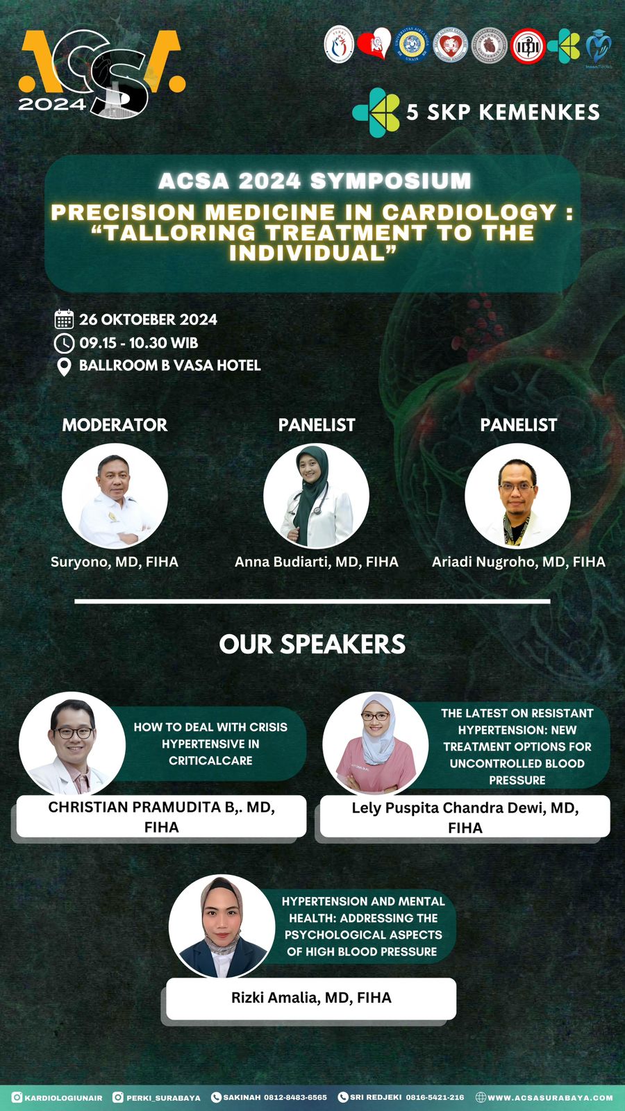 Symposium ACSA 2024 (Precision Medicine in Cardiology - Tailoring Treatment to the Individual)