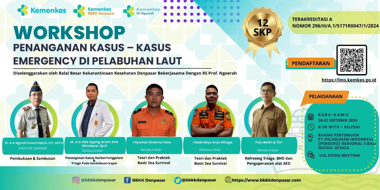 Workshop Penanganan Kasus-kasus Emergency di Pelabuhan Laut