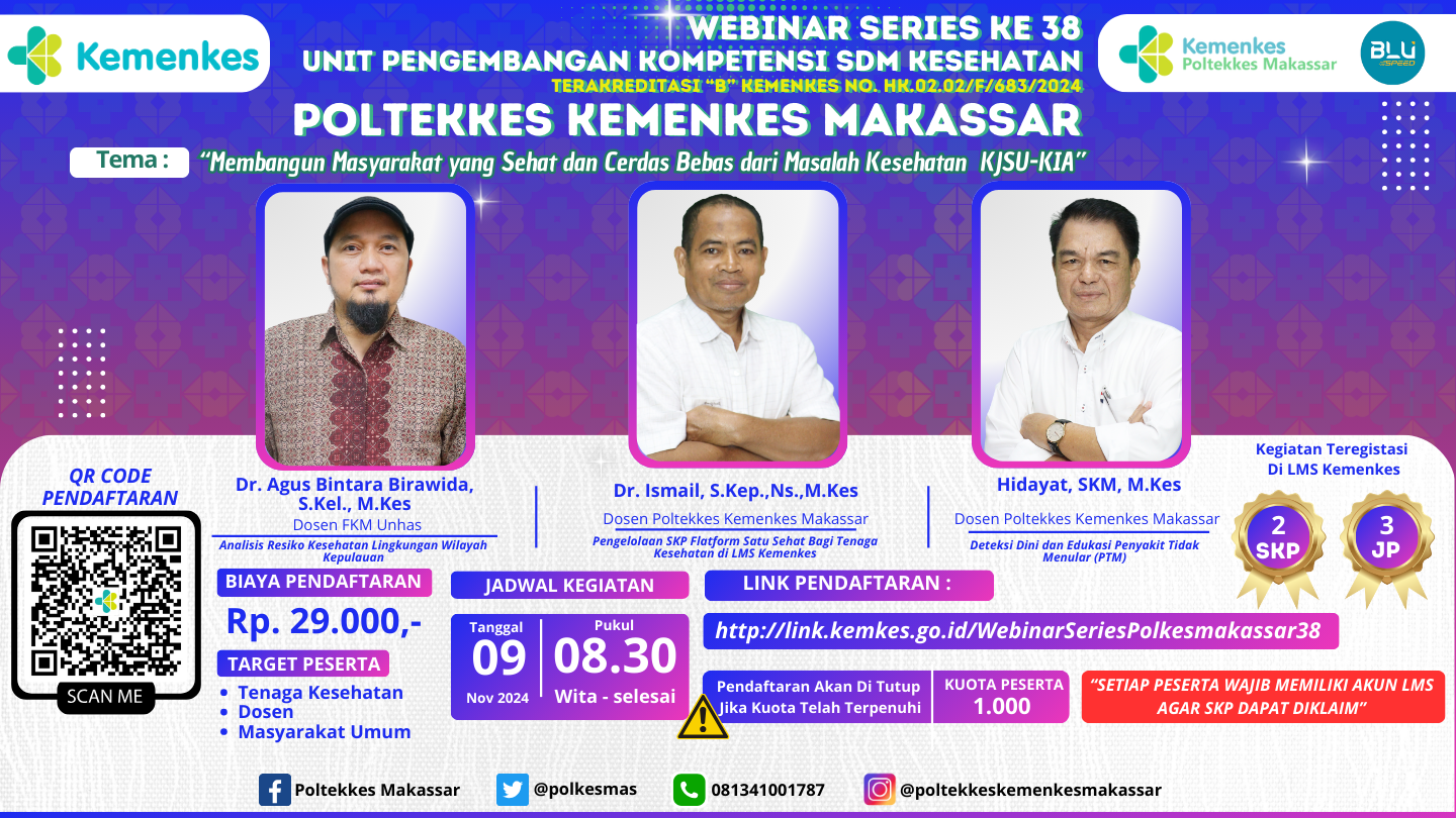 WEBINAR SERIES POLKESMAS 38