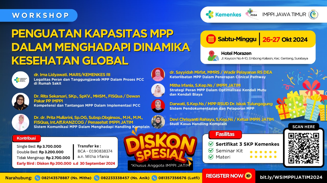 WORKSHOP PENGUATAN KAPASITAS MPP DALAM MENGHADAPI DINAMIKA KESEHATAN GLOBAL