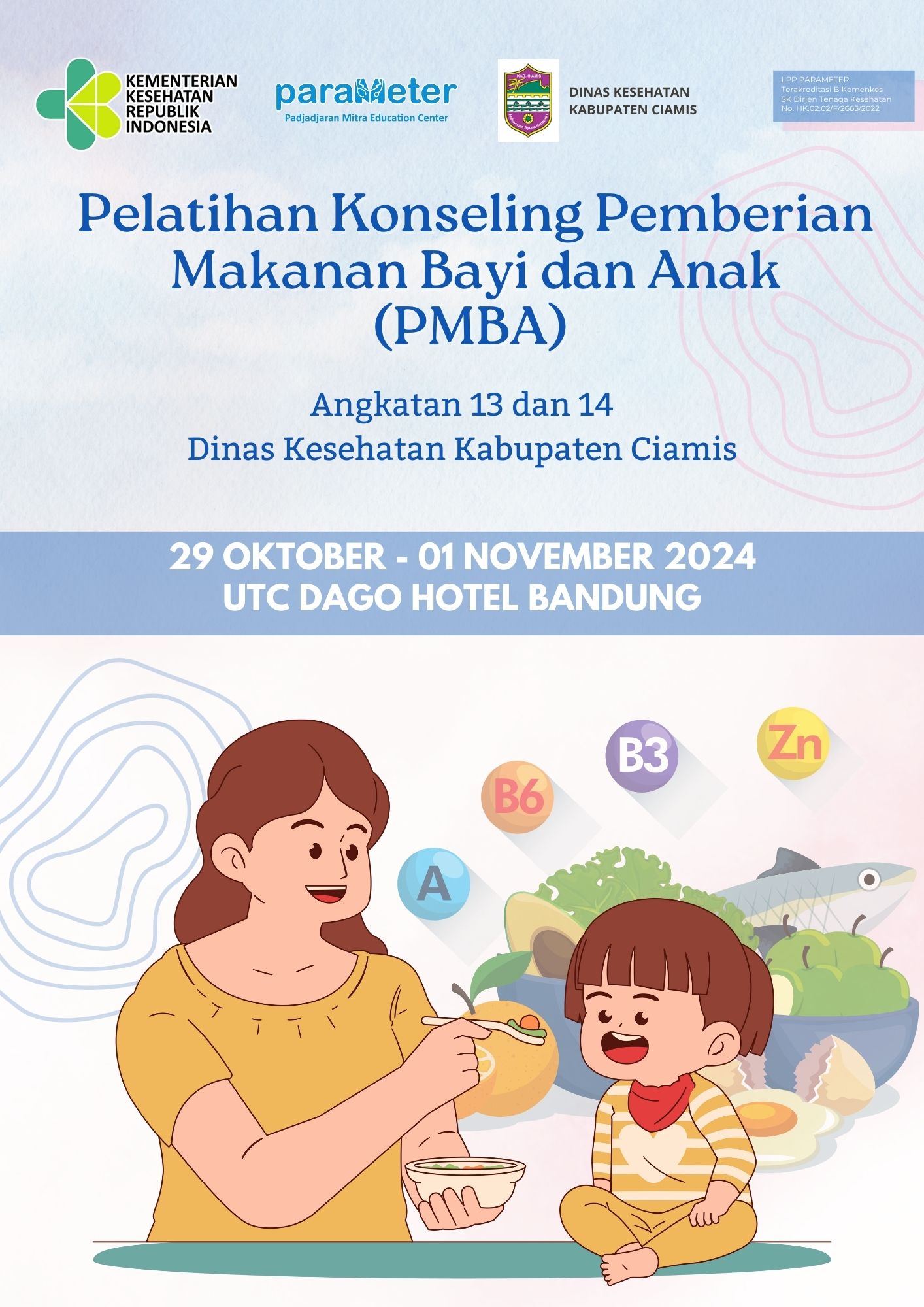 Pelatihan Konseling Pemberian Makanan Bayi dan Anak (PMBA) Angkatan 13