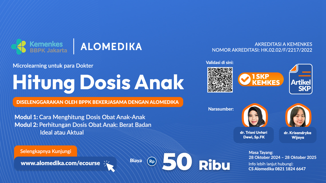ALOMEDIKA Artikel SKP - Hitung Dosis Anak