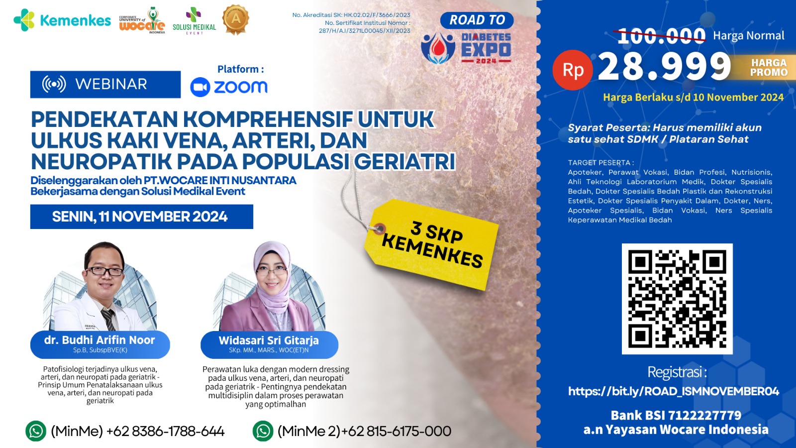 ROAD ISM 39 - PENDEKATAN KOMPREHENSIF UNTUK ULKUS KAKI VENA, ARTERI, DAN NEUROPATI PADA POPULASI GERIATRI