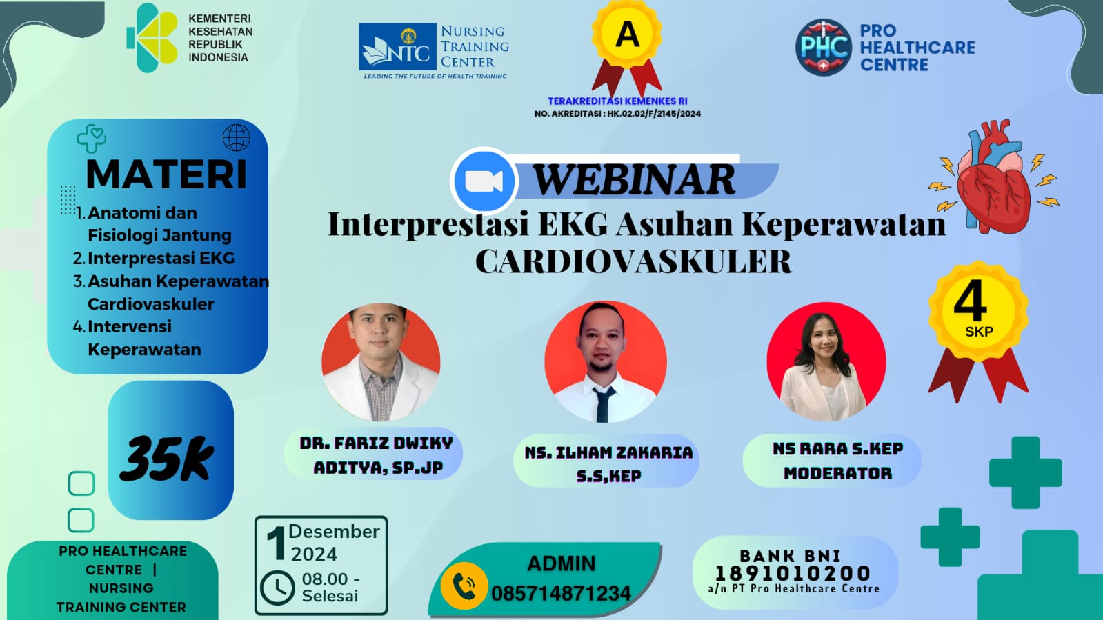 Interpretasi EKG dan Asuhan Keperawatan Kardiovaskuler