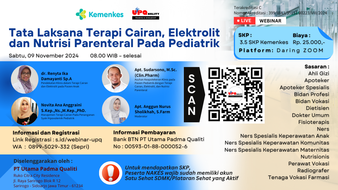 Tata Laksana Terapi Cairan, Elektrolit  dan Nutrisi Parenteral Pada Pediatrik