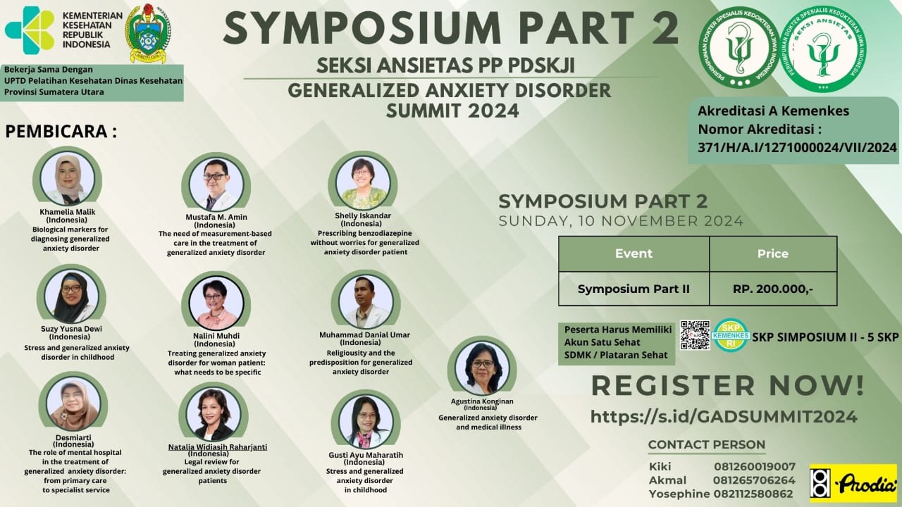 WEBINAR II GENERALIZED ANXIETY DISORDER SUMMIT 2024