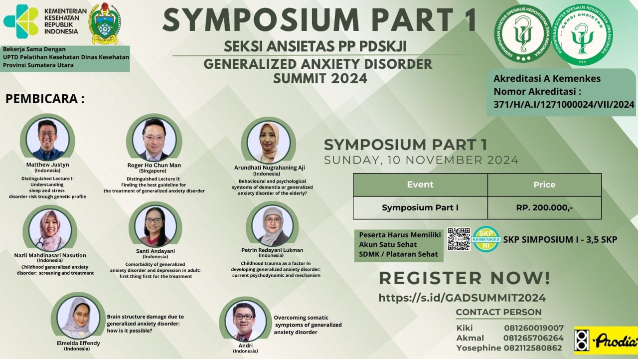 WEBINAR I GENERALIZED ANXIETY DISORDER SUMMIT 2024