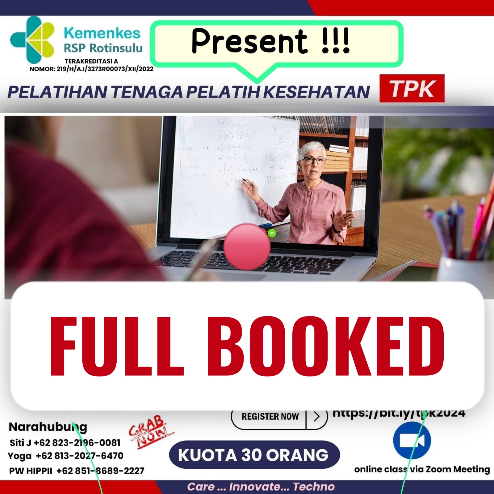 Pelatihan Tenaga Pelatih Kesehatan (TPK)