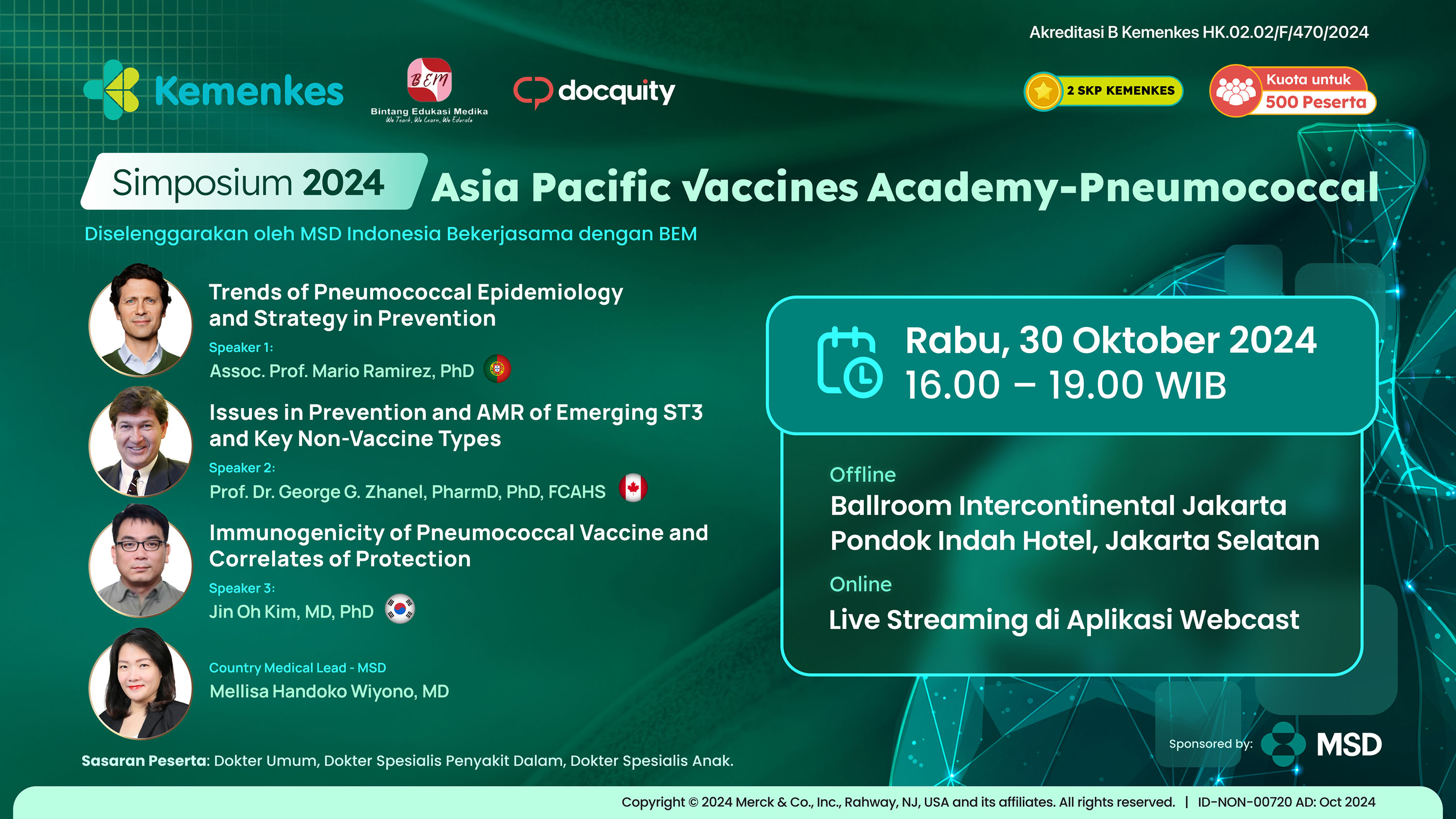 SIMPOSIUM 2024 ASIA PACIFIC VACCINE ACADEMY  PNEUMOCOCCAL