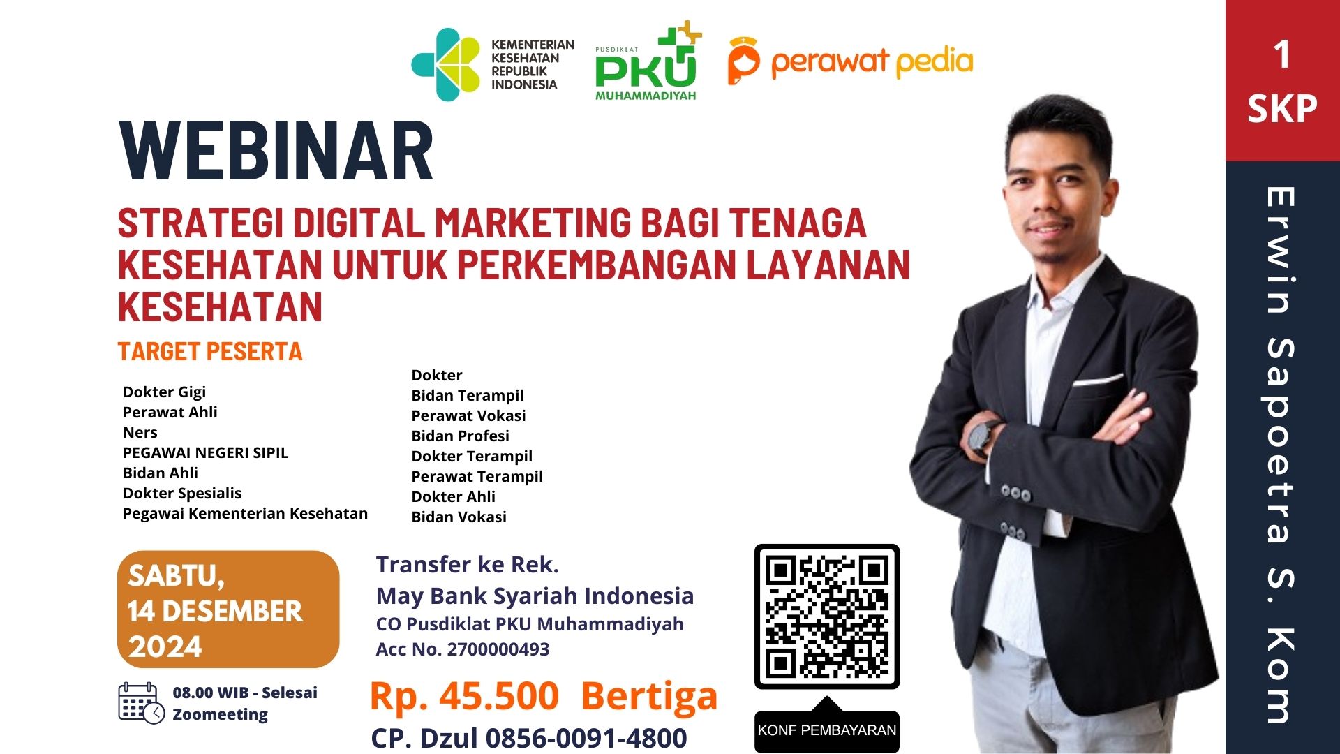 Webinar Strategi Digital Marketing Bagi Tenaga Kesehatan Untuk Perkembangan Layanan Kesehatan