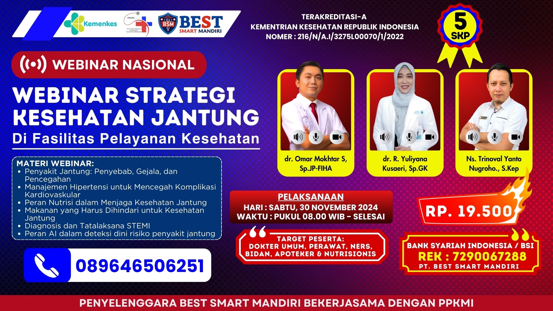 WEBINAR STRATEGI KESEHATAN JANTUNG