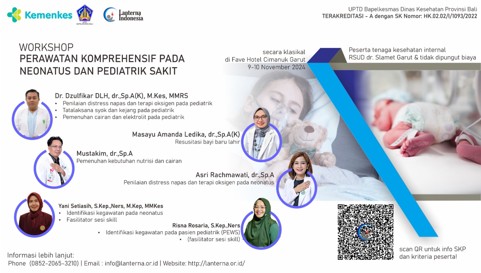Workshop Perawatan Komprehensif Pada Neonatus Dan Pediatrik Sakit - Lanterna Indonesia