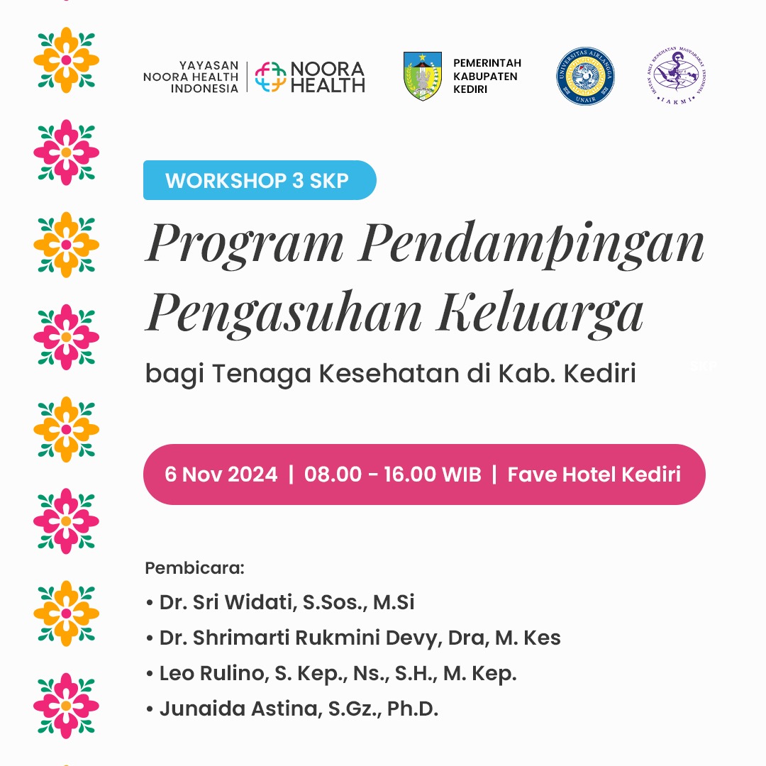 Yayasan Noora Health Batch 3 - WORKSHOP PROGRAM PENDAMPINGAN PENGASUHAN KELUARGA