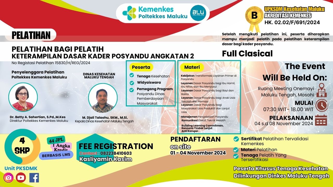 ANGKATAN 2 KELAS A PELATIHAN BAGI PELATIH KETERAMPILAN DASAR KADER POSYANDU