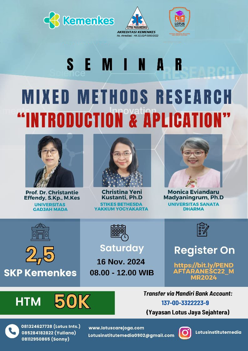 SEMINAR MIXED METHODS RESEARCH