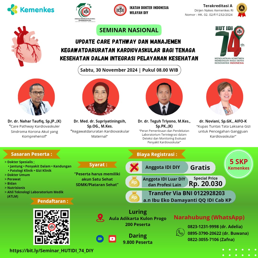 Update Care Pathway dan Manajemen Kegawatdaruratan Kardiovaskular bagi Tenaga Kesehatan dalam Integrasi Pelayanan Kesehatan