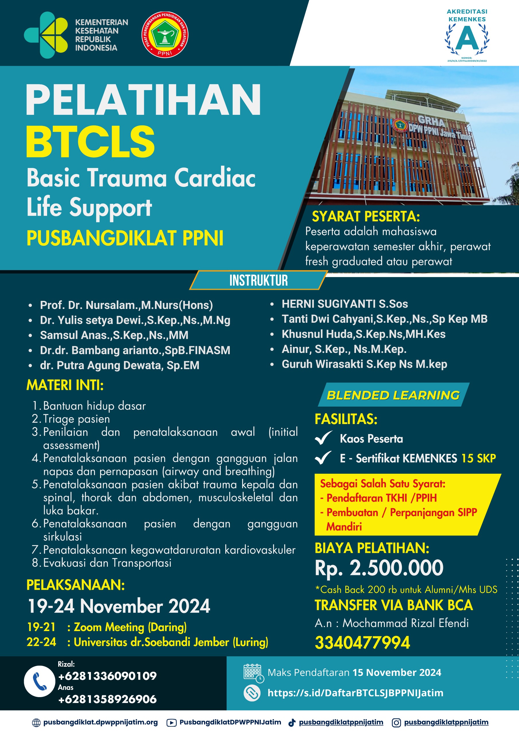 16417-Pelatihan Basic Trauma Cardiac Life Support (BTCLS) Di Universitas dr. Soebandi Jember