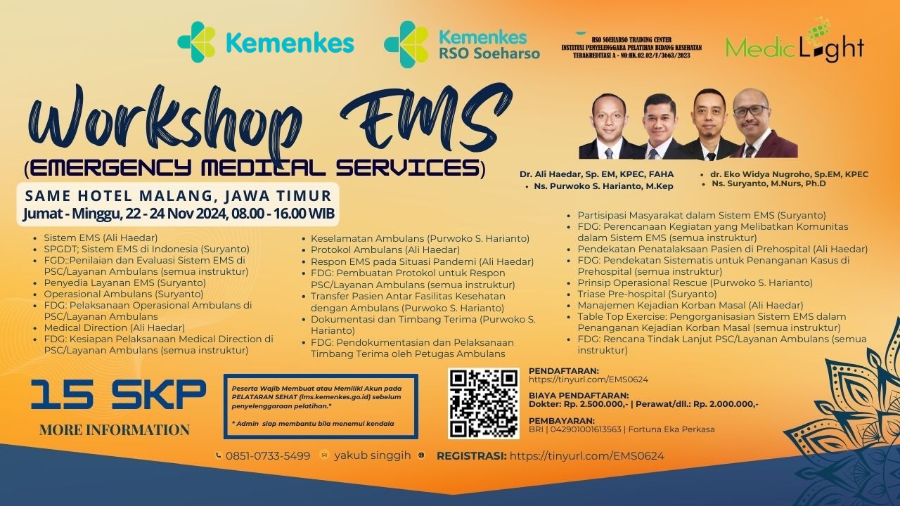 Workshop Emergency Medical Service (EMS) System Batch 4 - Medic Light