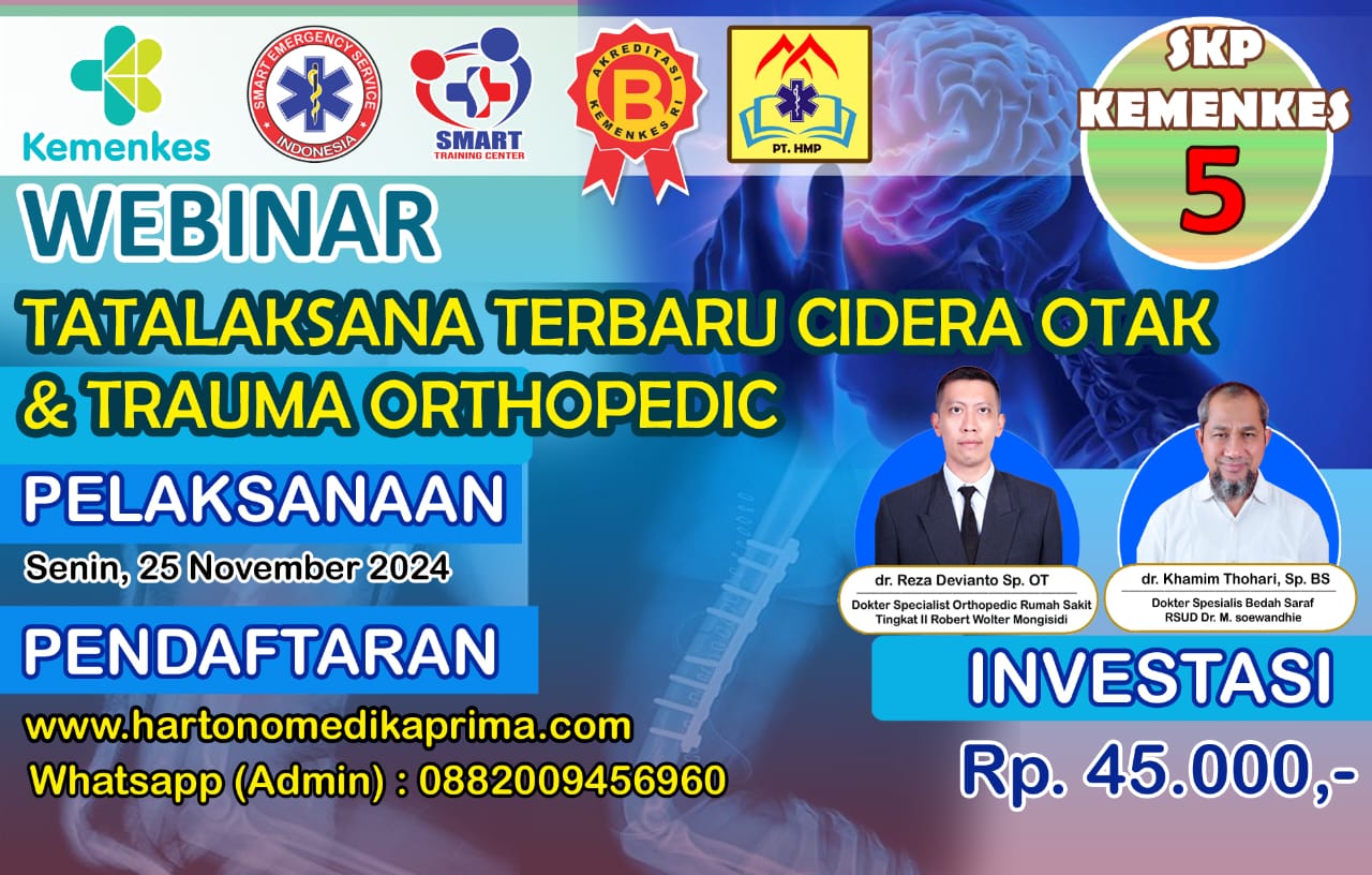 06211 SEMINAR TATALAKSANA TERBARU CIDERA OTAK,TRAUMA  ORTHOPEDIC