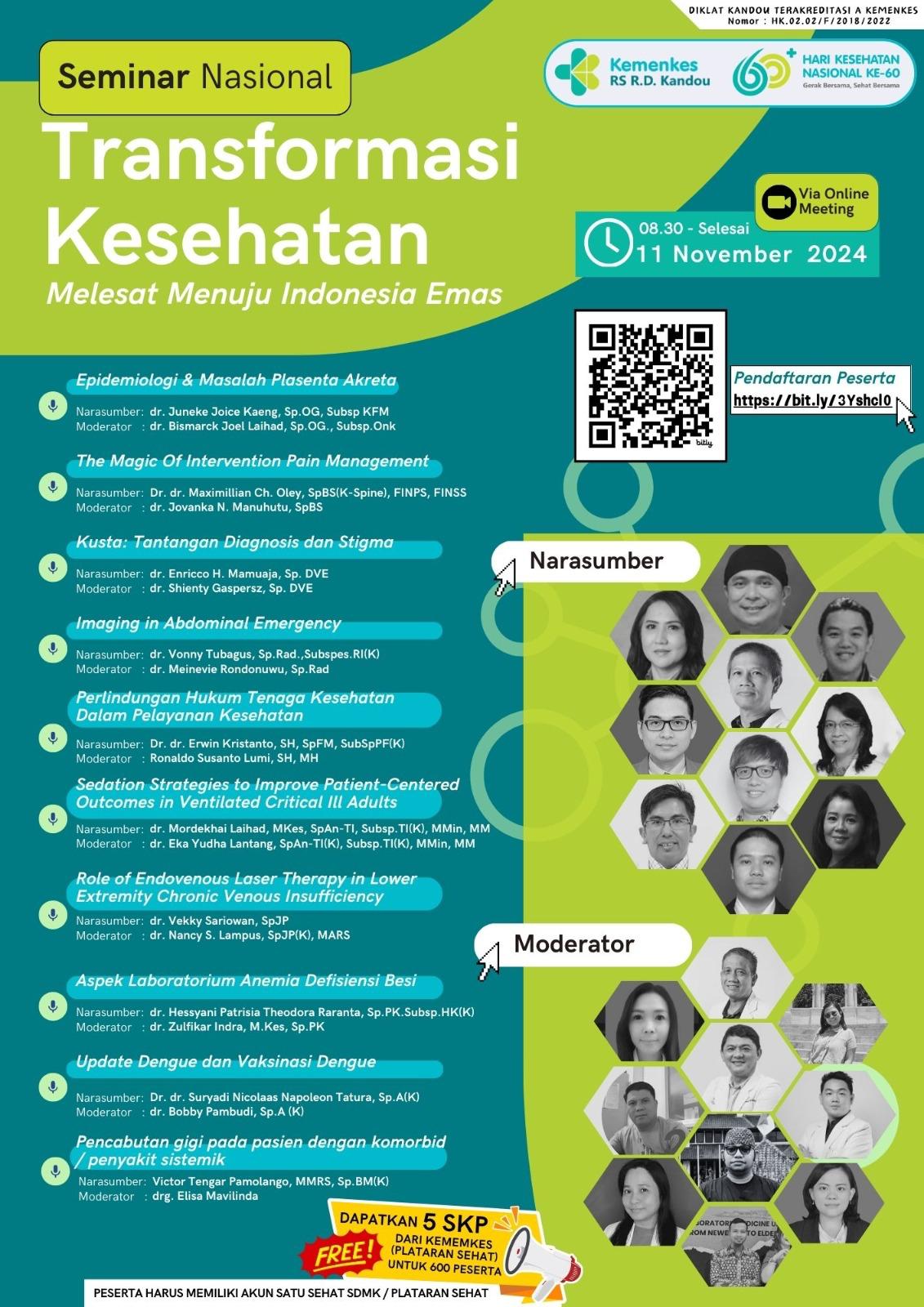 TRANSFORMASI KESEHATAN  MELESAT MENUJU INDONESIA EMAS