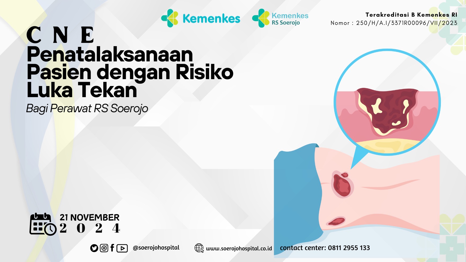CNE-PENATALAKSANAAN KEPERAWATAN PASIEN RISIKO LUKA TEKAN