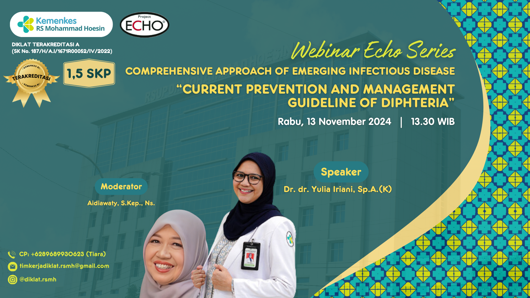 WEBINAR SERIES COMPREHENSIVE APPROACH OF EMERGING INFECTIOUS DISEASE (2)