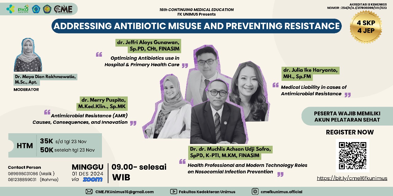Medical Education (16th CME) Addressing Antibiotic Misuse and Preventing Resistance
