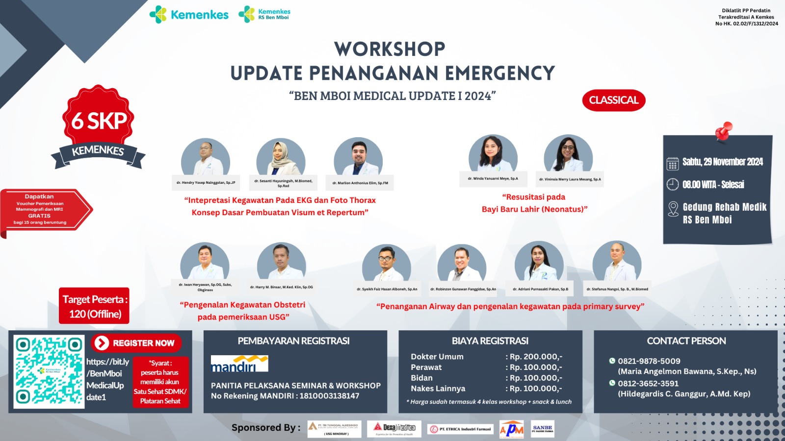Workshop Ben Mboi Medical Update I