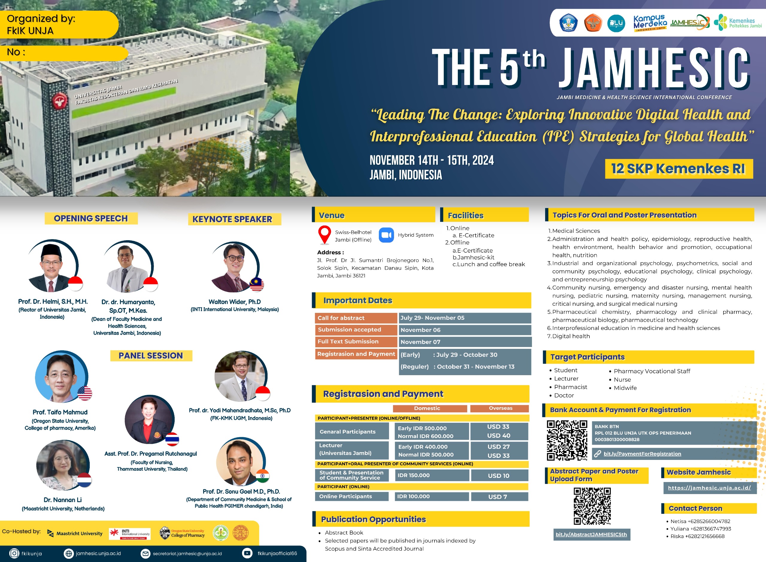 5th Jambi Medicine And Health Science International Conference