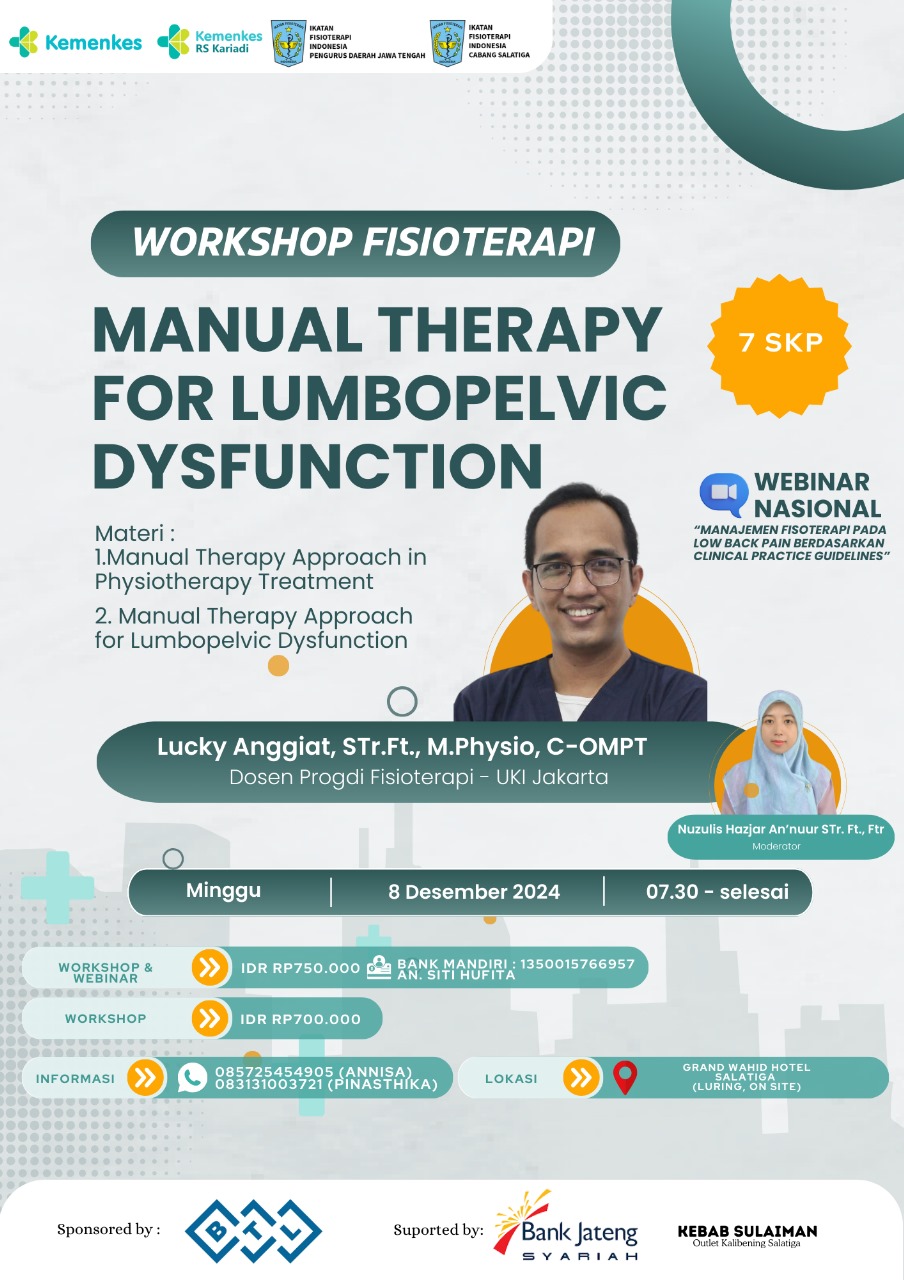 Workshop Manual Therapy for Lumbopelvic Dysfunction