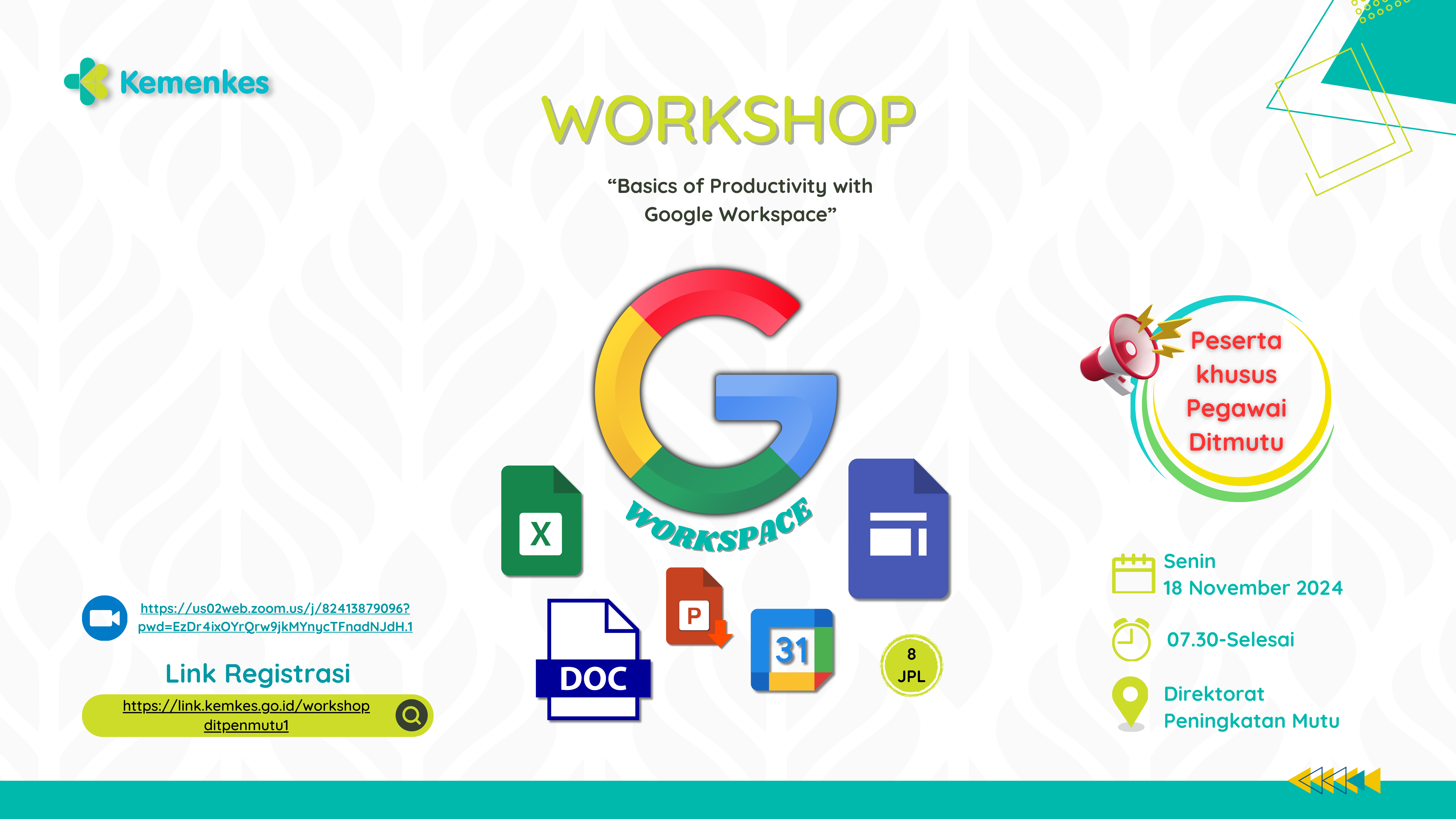 Workshop Pemanfaatan Google Workspace