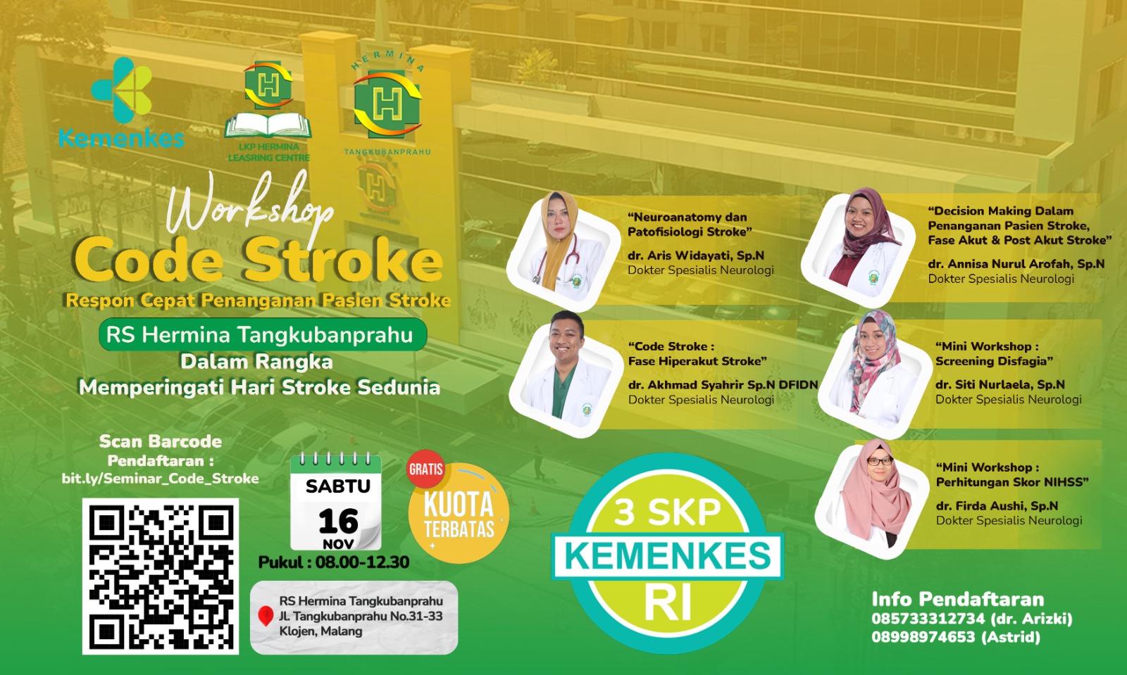 Workshop Neurologi Code Stroke Respon Cepat Penanganan Pasien Stroke
