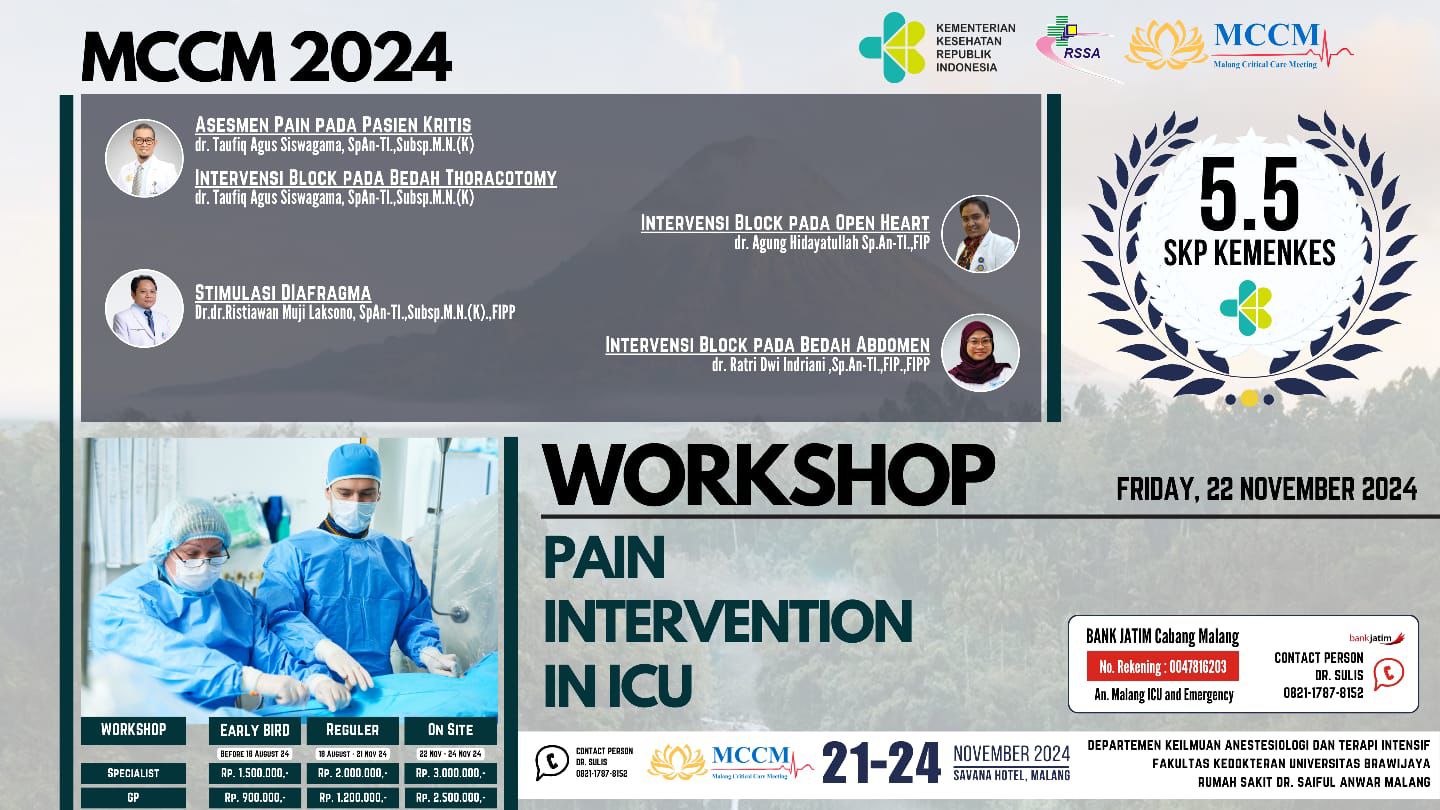 WORKSHOP PAIN INTERVENSI DI ICU