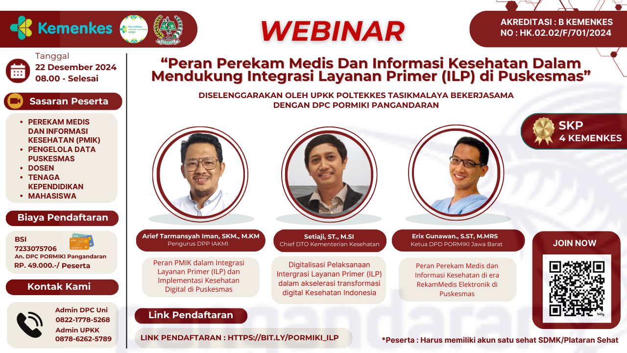 Peran Perekam Medis Dan Informasi Kesehatan Dalam Mendukung Integrasi Layanan Primer (ILP) Di Puskesmas