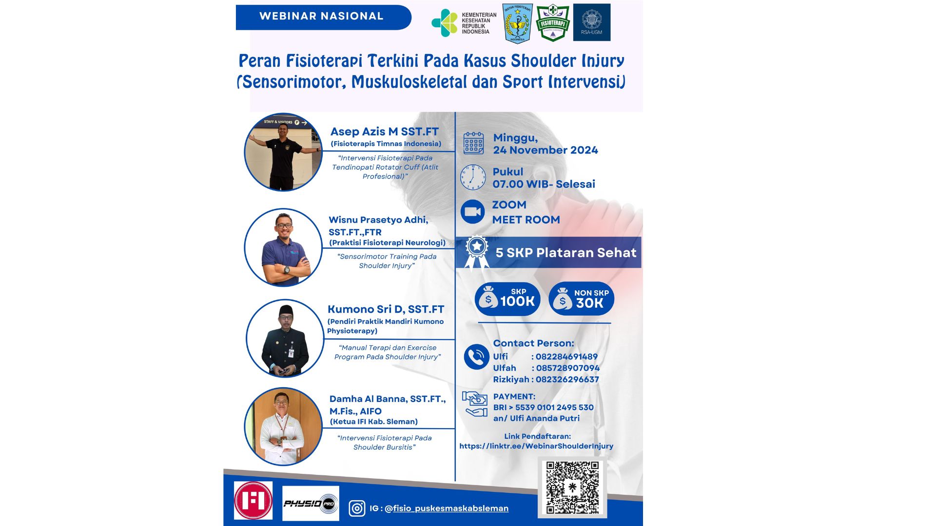 Peran Fisioterapi Terkini Pada kasus Shoulder Injury (Sensorimotor, Musculokeletal dan Sport Intervensi)