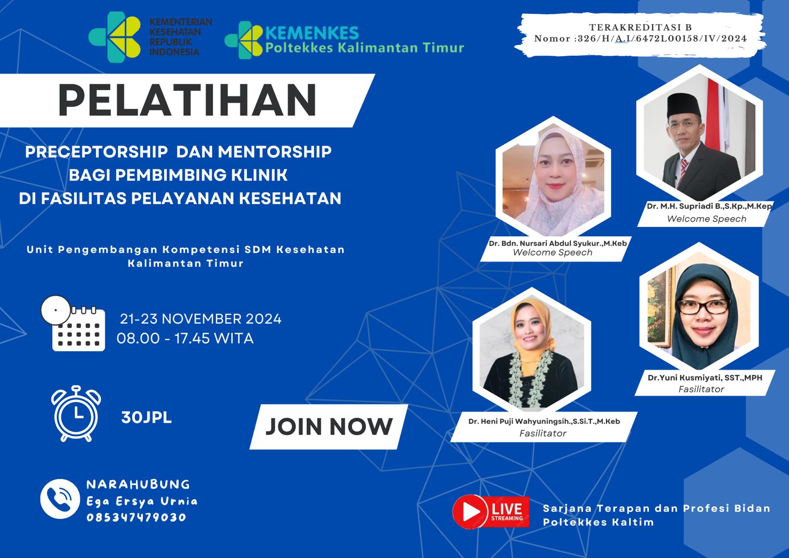 Pelatihan Preceptorship Dan Mentorship Bagi Pembimbing Klinik Di Fasilitas Pelayanan Kesehatan Ak. 2