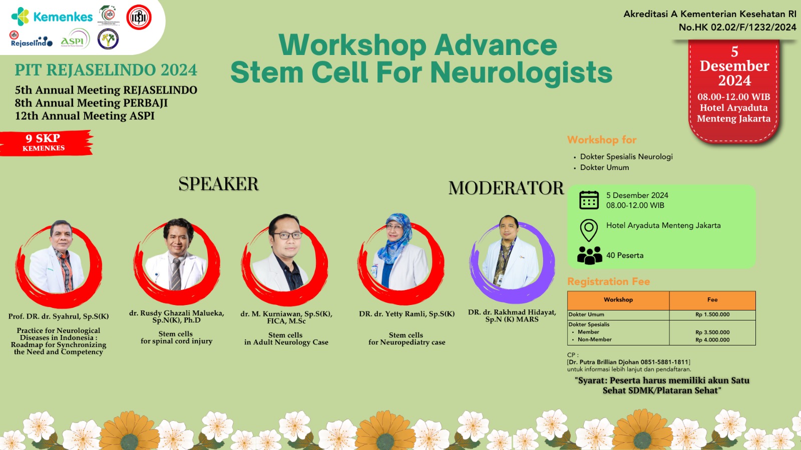 Workshop Advance Stem Cell for Neurologists