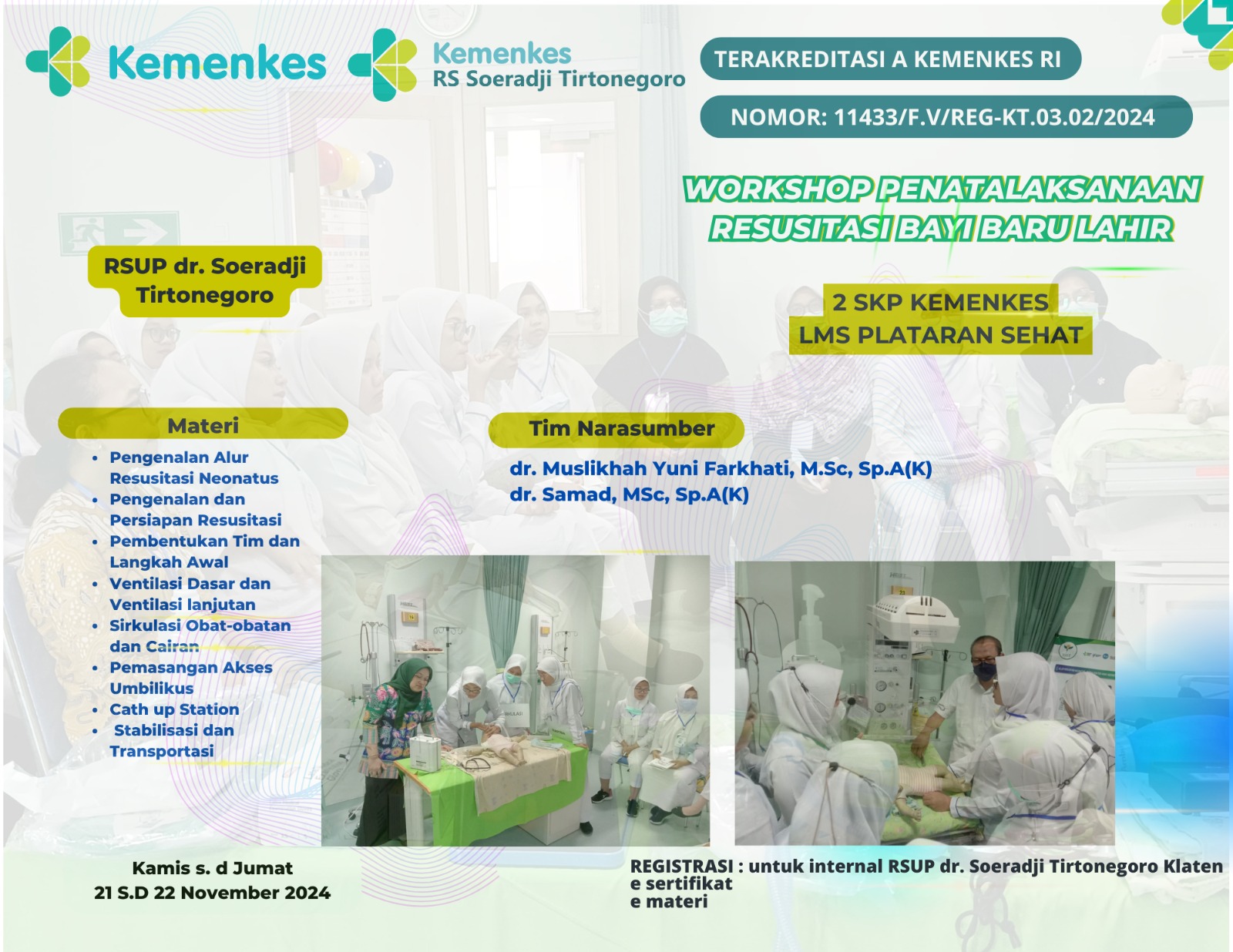 Workshop Penatalaksanaan Resusitasi Bayi Baru Lahir