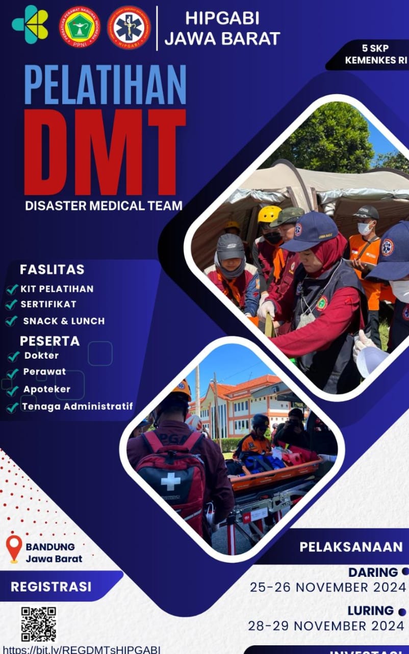 Pelatihan Tim Kegawatdaruratan Medis Disaster Medical Team (DMT)