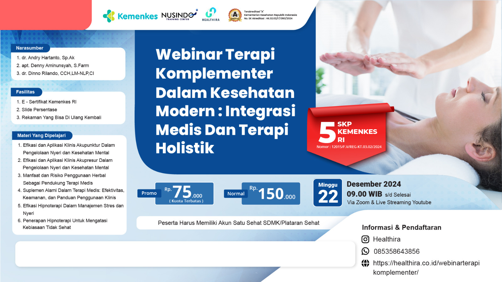 Terapi Komplementer Dalam Kesehatan Modern  Integrasi Medis dan Terapi Holistik