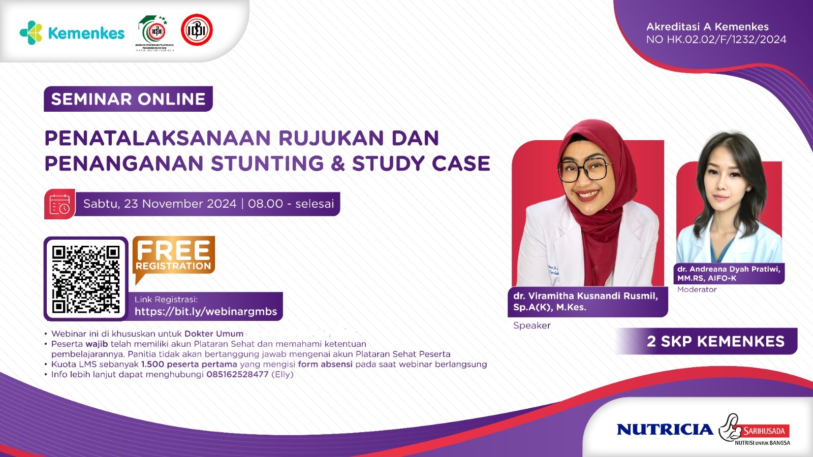 Webinar Online PENTINGNYA SKRINING DAN RUJUKAN DALAM MEWUJUDKAN GENERASI MAJU BEBAS STUNTING
