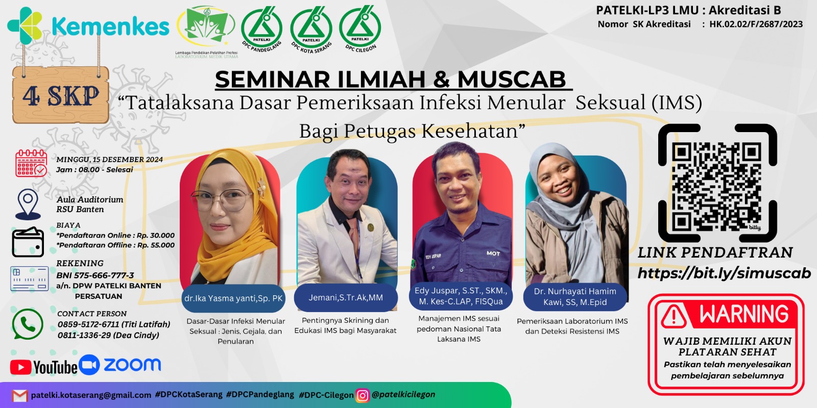 WEBINAR TATALAKSANA DASAR PEMERIKSAAN INFEKSI MENULAR SEKSUAL_DPC CILEGON